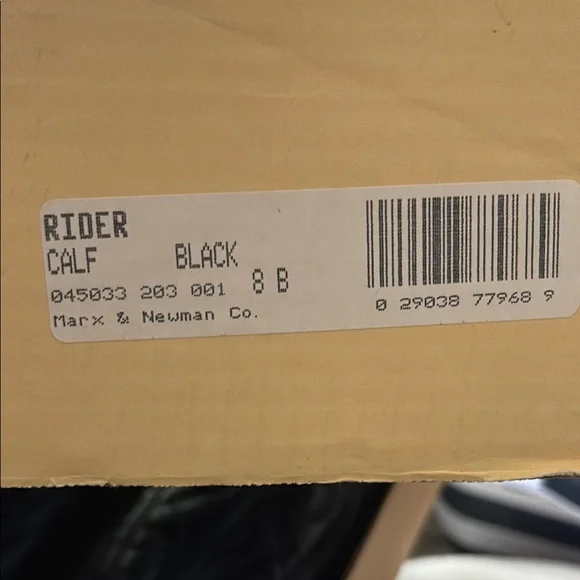 Vittorio Ricci Studio Black Leather Cowboy Boots. Size 8M. - Picture 3 of 12